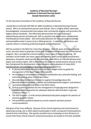 38+ Award Nomination Letter - KibbeGiorgiana
