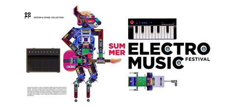 Electronic Music Festival Poster And Banner Design 2088564 Vector Art