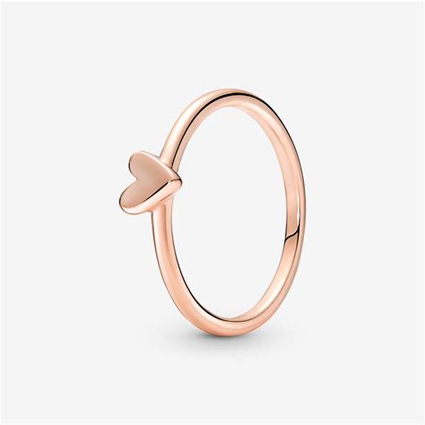 Freehand Heart Ring Rose Gold Plated Pandora Canada
