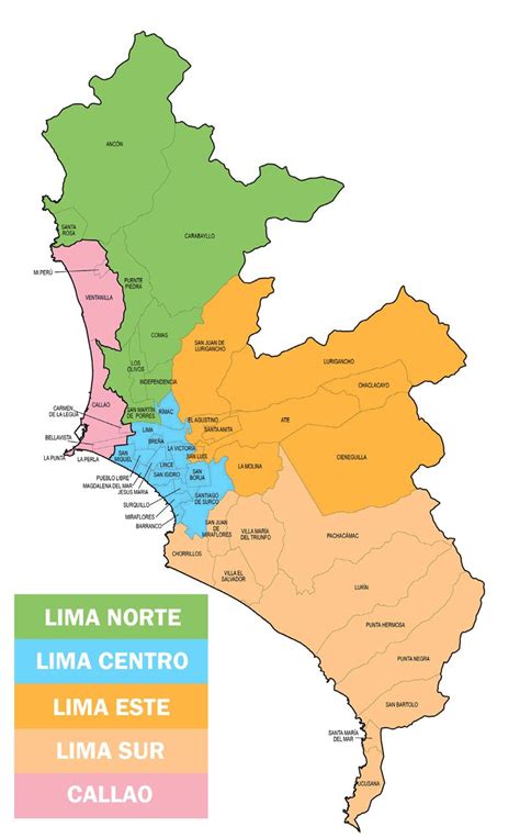 Mapa De Lima