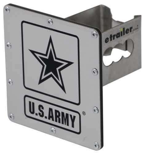 Us Army Trailer Hitch Cover 2 Hitches Stainless Steel Brushed Au