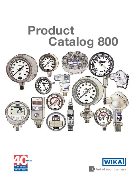 Wika Gauge Catalog Sulfur Pressure Measurement