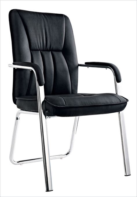 Arms Leather Office Chair Office Chairs Without Wheels Swivel 