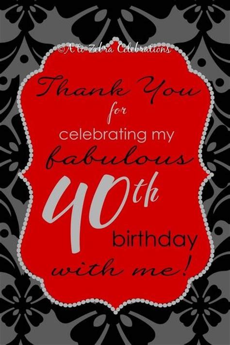 78 Best Images About My 40th Birthday Party Ideas On Pinterest