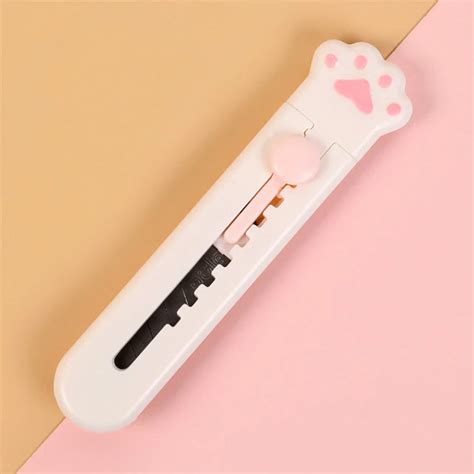 Cutter Pata Gato Blanco Kawaii Todos Tus Productos Kawaii En