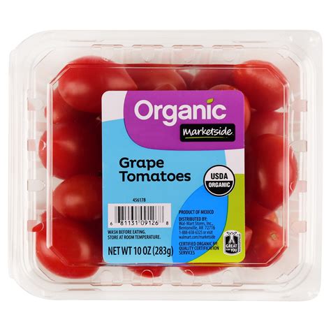 Organic Grape Tomatoes 10 Oz