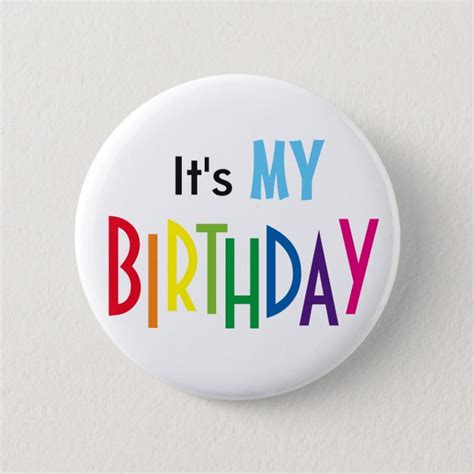 Its My Birthday Pin