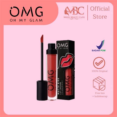 Jual Omg Oh My Glam Matte Kiss Lip Cream Shopee Indonesia