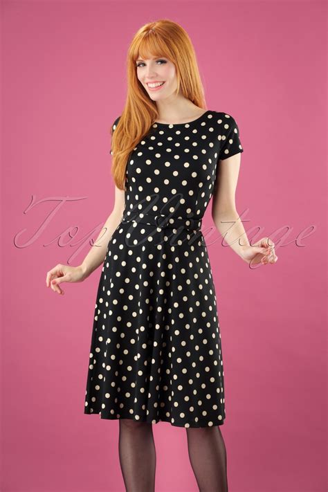 Vintage Polka Dot Dresses 50s Spotty And Ditsy Prints