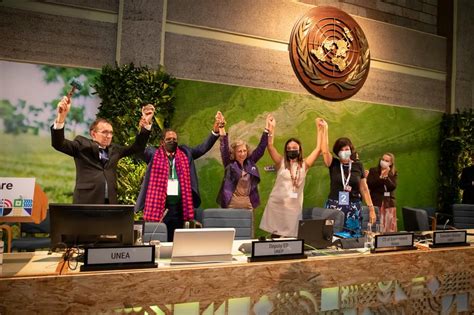 Sgi Action For Peace Adoption Of Historic Resolution To End Plastic Pollution At Unea 52