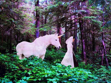 Free Download Last Unicorn Forest Fantasy Green Unicorn White