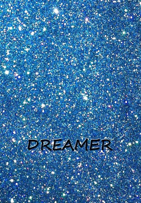 Dreamer A Dreamy Holographic Blue Sparkle And Fade Cellphone