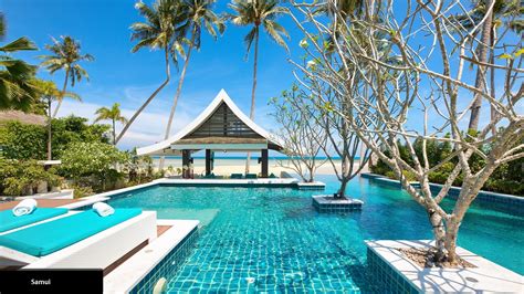 Beachfront Villa Vacation Rentals Koh Samui Private Pool