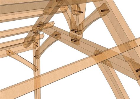 10×10 King Post Truss Plan Timber Frame Hq Timber Frame Plans Free