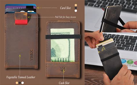 Mens Minimalist Slim Wallet Rfid Front Pocket Credit Card Holders For Men Women