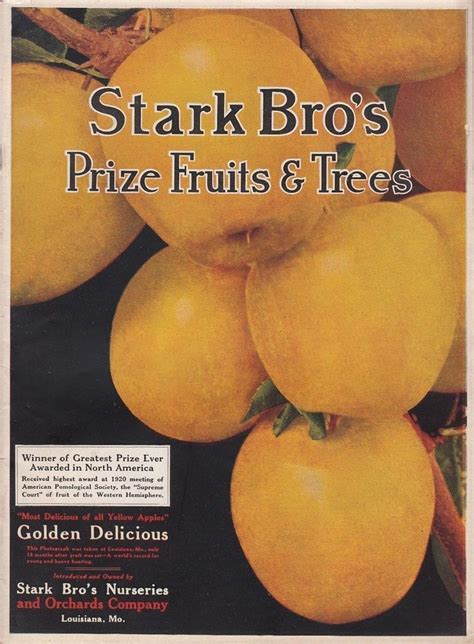 1922 Fruits Trees Catalog Stark Brothers Nurseries And Orchards Co Louisiana Mo