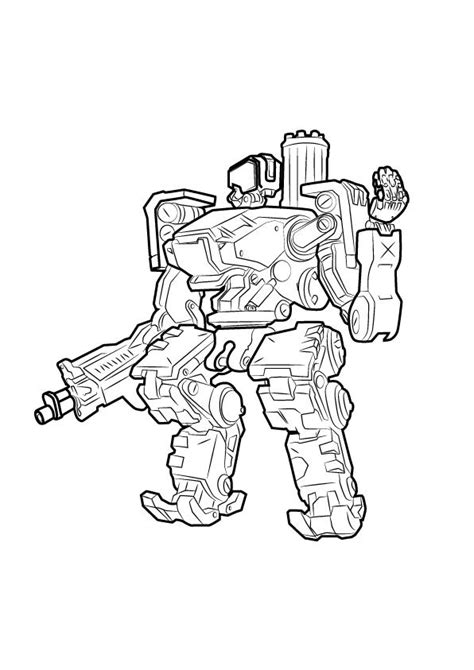 Kids-n-fun.com | 30 coloring pages of Overwatch
