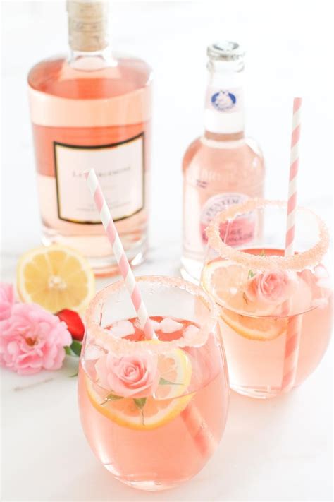 20 Pink Cocktails For Your Next Girls Night An Unblurred Lady Rose Cocktail Recipes Bridal