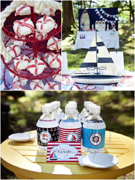 Prtd 2 sides 25 x 3' 1 (1/pkg) packages per case: A Summer Nautical Birthday Party - Party Ideas | Party ...