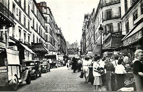 Le Marché De La Rue Lepic Vers 1960 Montmartre Paris Rue De Paris