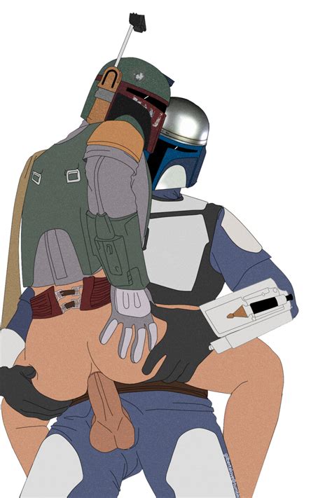 Boba Fett Jango Fett Star Wars Highres Tagme Anal Father And Son Helmet Incest White