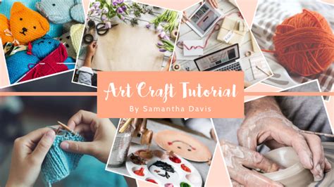 Art Craft Tutorial Youtube Channel Art Template Postermywall
