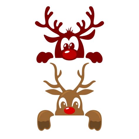 Cute Christmas Reindeer Cuttable Design