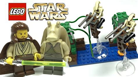 Has it really been over a year and a half since we were wowed by the first lego star wars game? LEGO Star Wars Naboo Swamp review! 1999 set 7121! - YouTube