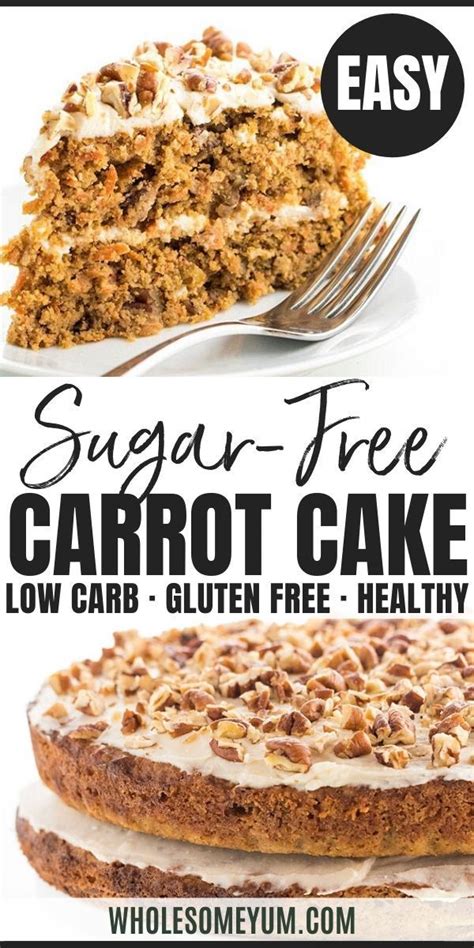 Healthy keto dessert recipes that can also be dairy free, gluten free, egg free, low carb, sugar free, paleo, no bake, and vegan! Low Carb Keto Sugar-Free Carrot Cake Recipe with Almond ...