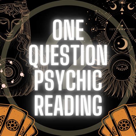 One Question Psychic Reading Etsy
