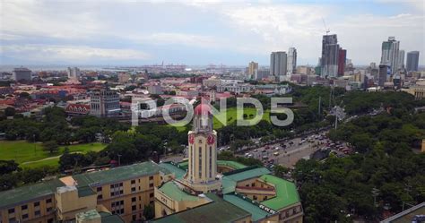 Aerial Of Manila City Hall Intramuros Philippines Stock Footage Ad