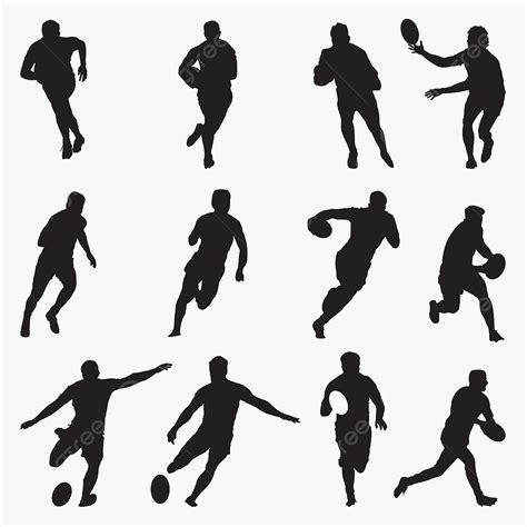 Rugby Silhouette Png Transparent Rugby Silhouette Rugby Clipart