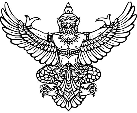 Thai Government Garuda Emblem Khmer Tattoo Sak Yant Tattoo Tattoos