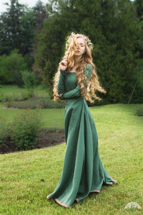 beautiful hairstyles linda s favorite linen dress women secret dress medieval fashion
