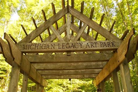 Mtm On The Road Michigan Legacy Art Park In Thompsonville Michigan