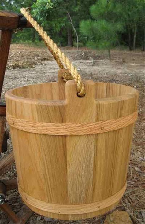 Wooden Buckets Water Buckets Wishing Wells Decorative
