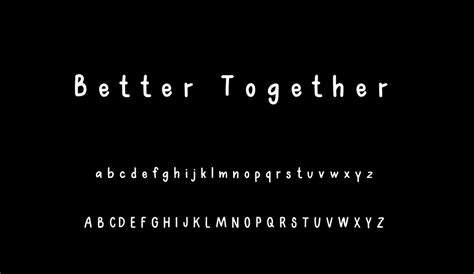 Better Together Caps Free Font