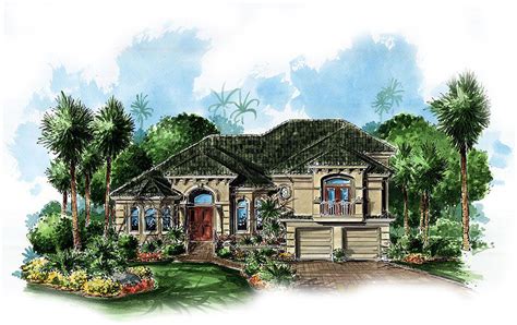 Spacious Four Bedroom Home Plan 66105we Architectural