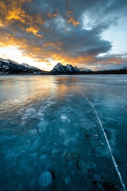 Abraham Lake By Jamesireland Via Flickr Abraham Lake Natural Scenery