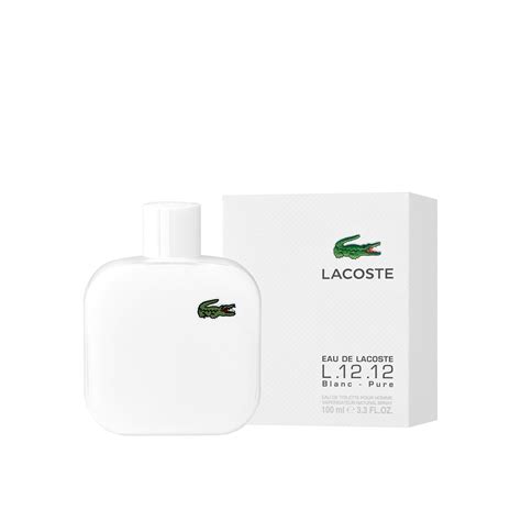 Buy Lacoste L1212 Blanc Pure Eau De Toilette Pour Homme 100ml · Qatar