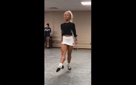 Cassidy Ludwig Irish Dancer S Practice Session Goes Viral
