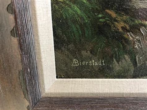 Sold Price Oil On Canvas Signed Albert Bierstadt April 5 0121 1230