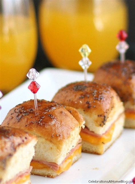 Baked Mini Party Sandwiches With Brown Sugar Glaze Recipe Mini