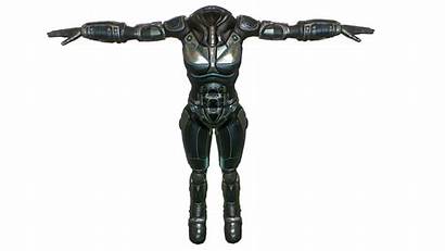 Armor Sci Fi Female Suit Woman Low
