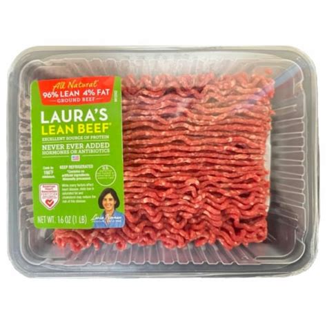 Laura S Lean Beef® 96 Lean All Natural Ground Beef 16 Oz Harris Teeter