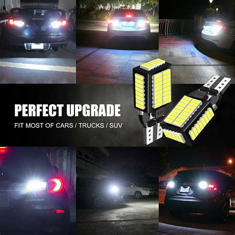 Jdm Astar X T Lm Led Reverse Backup Signal Lamp Bulbs White K Ebay