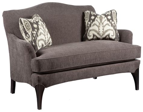 Fairfield Sofa Accents Contemporary Styled Settee Sofa With Exposed