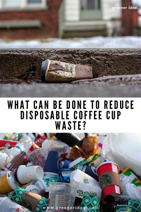 What Can Be Done To Reduce Disposable Coffee Cup Waste Infographic