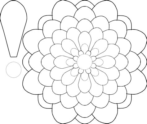 Free Flower Petal Templates, Download Free Flower Petal Templates png