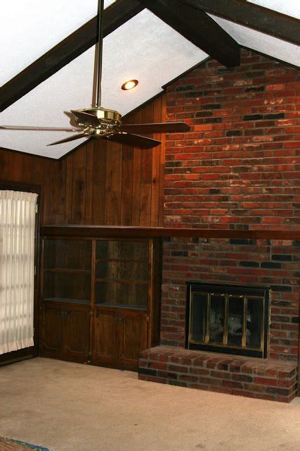Ranch style home redo updated exterior paint colors, new. 5 DRAMATIC brick fireplace makeovers | Brick fireplace ...